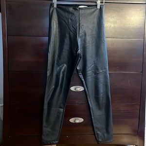 Abercrombie & Fitch Vegan Leather Leggings- Size M, like new condition!